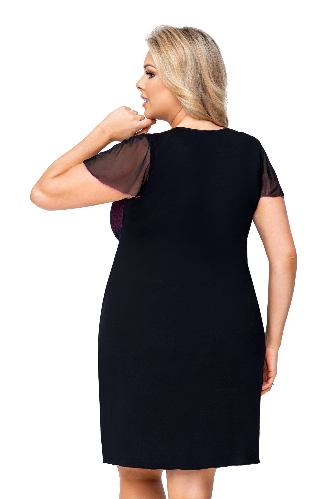 Tričko Zoya Size Plus Black - Donna 48