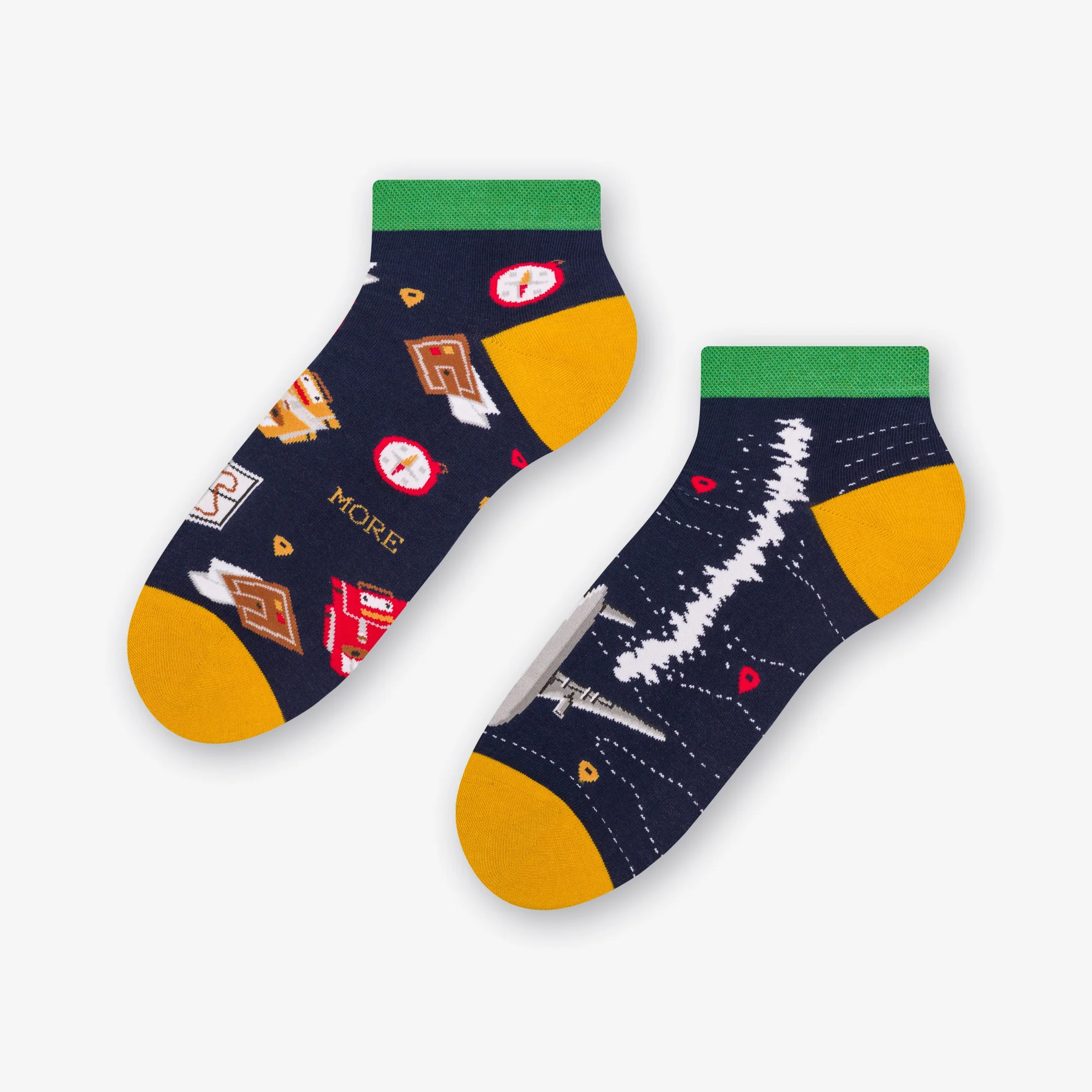 Ponožky Travels Low 034-A015 Dark Jeans - Viac 35/38