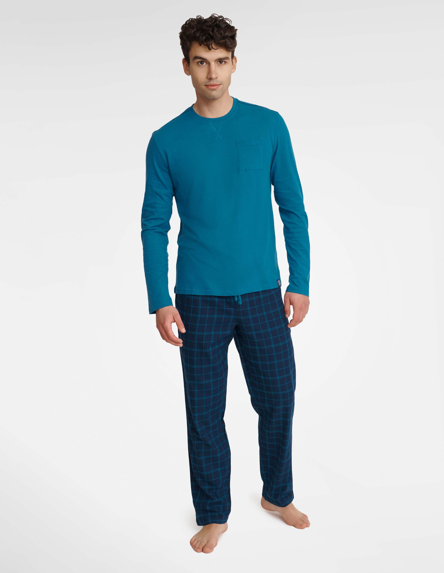 Neobvyklé pyžamo 40947-55X Modrá - Henderson XXL