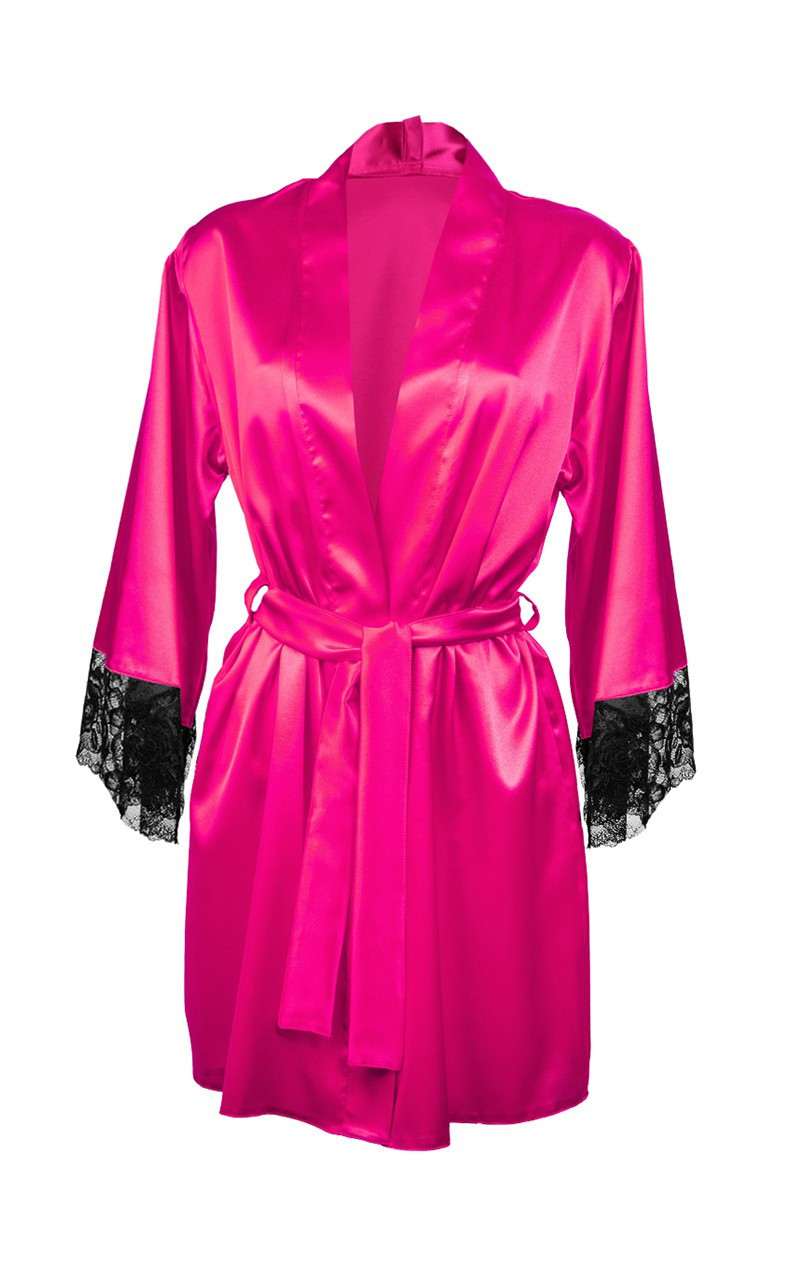 Dámský župan DKaren Housecoat Adelaide Dark Pink 2XL tmavě růžová
