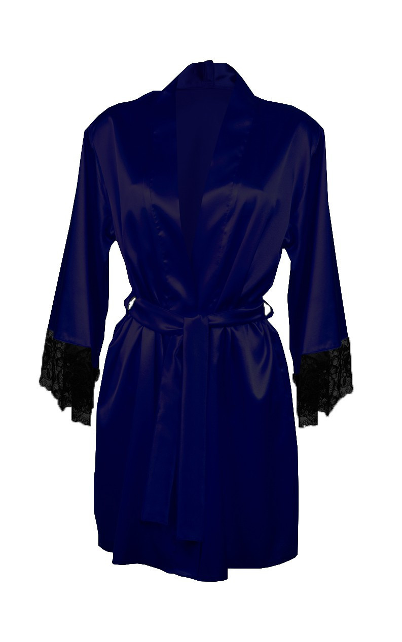 Housecoat model 18226802 Navy Blue XL Navy Blue - DKaren