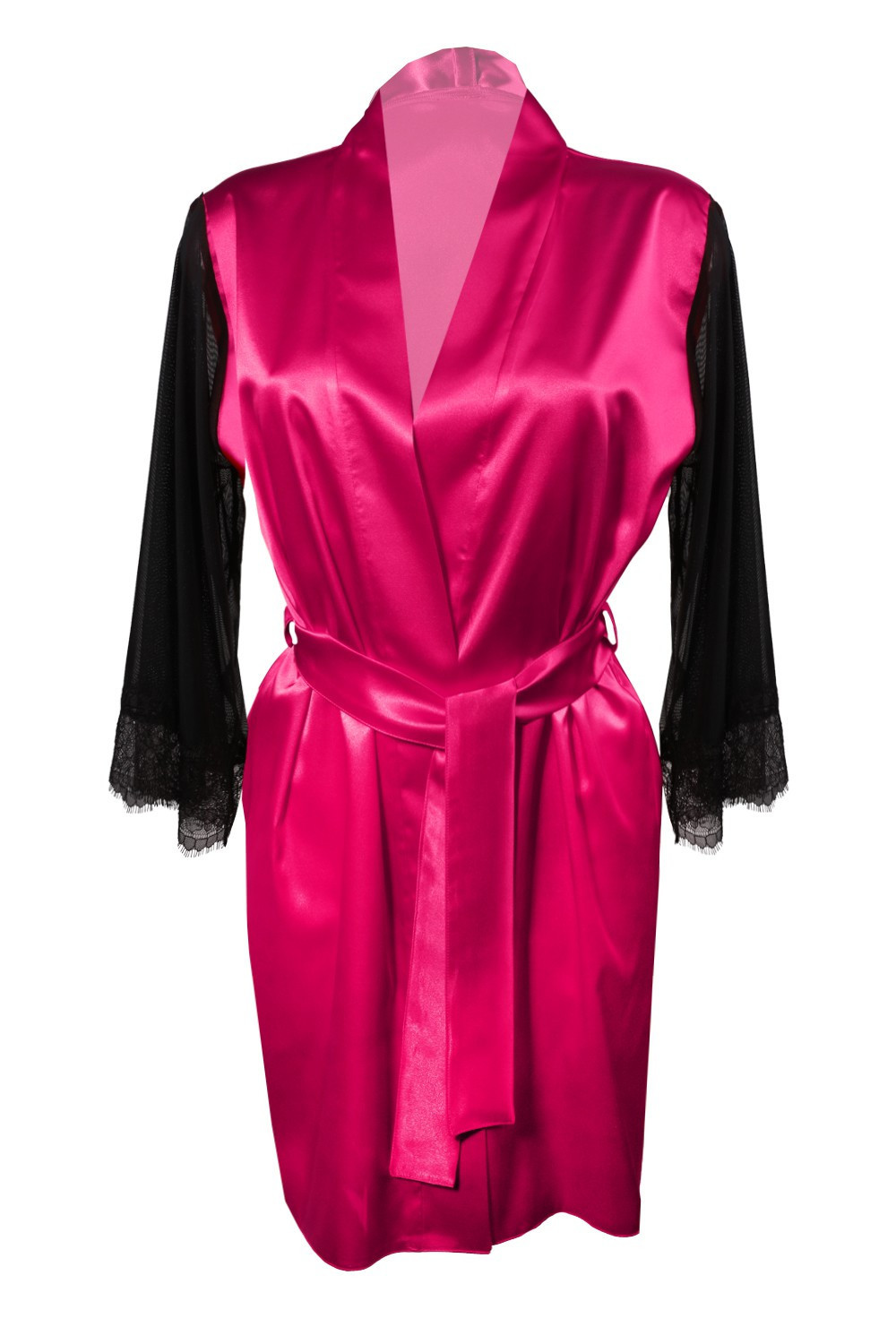 Dámský župan DKaren Housecoat Bonnie Dark Pink 2XL tmavě růžová