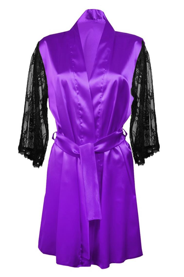 Housecoat model 18227770 Violet S Violet - DKaren