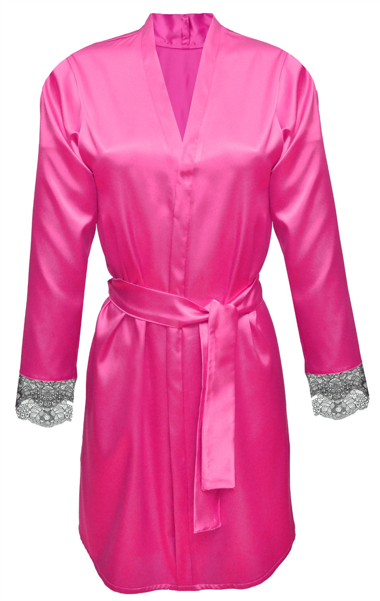Dámský župan DKaren Housecoat Gina Dark Pink 2XL tmavě růžová