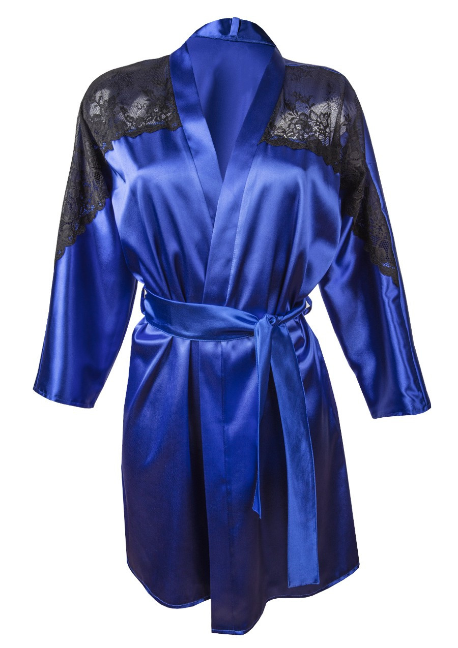 Dámský župan Housecoat model 16664897 Blue XL Modrá - DKaren