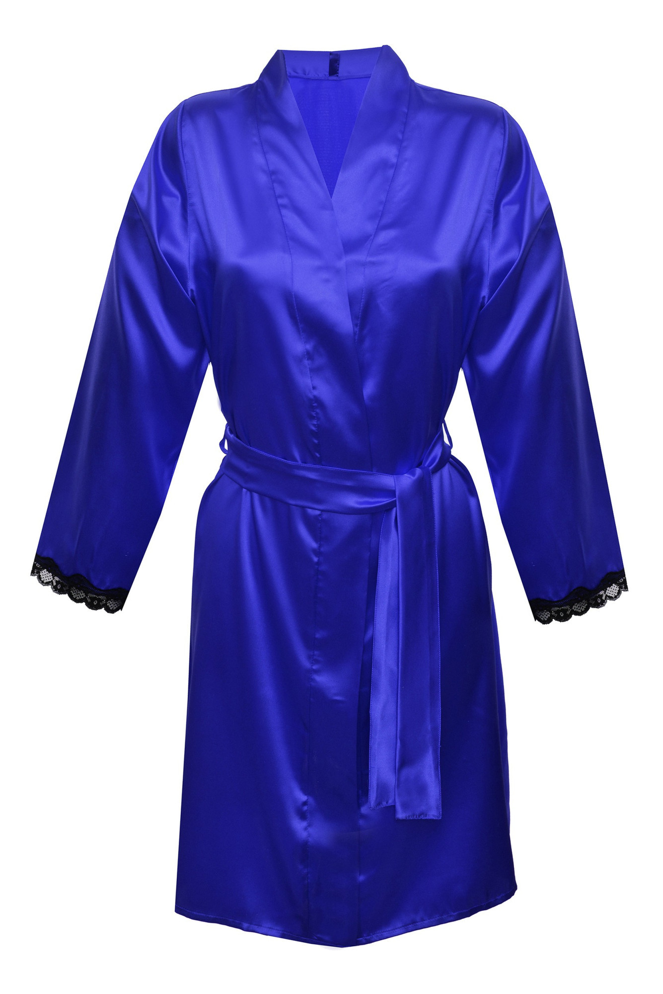 DKaren Housecoat Nancy Blue XL Blue