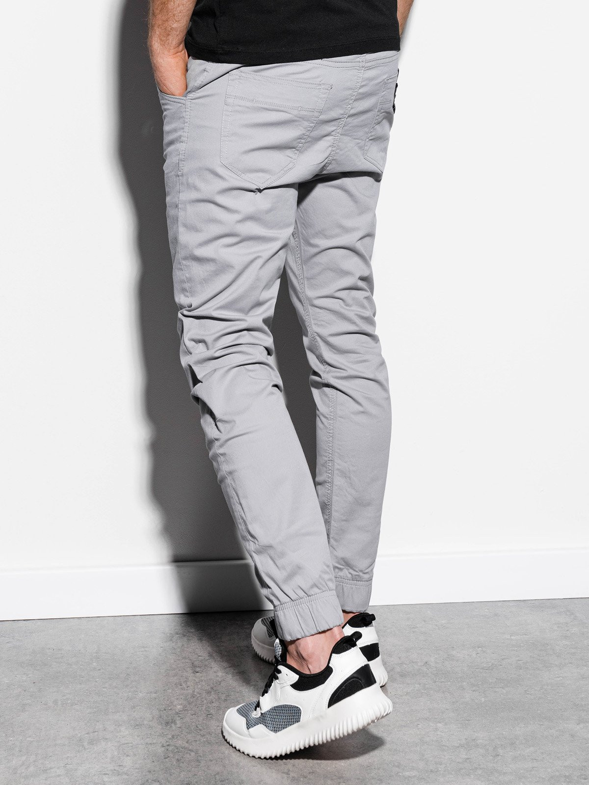 Ombre kalhoty P908 světle šedá XL