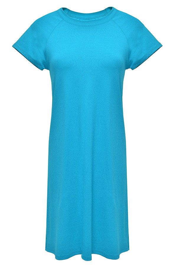 DKaren Slip Flora Turquoise Velikost: XL, Barva: tyrkysová