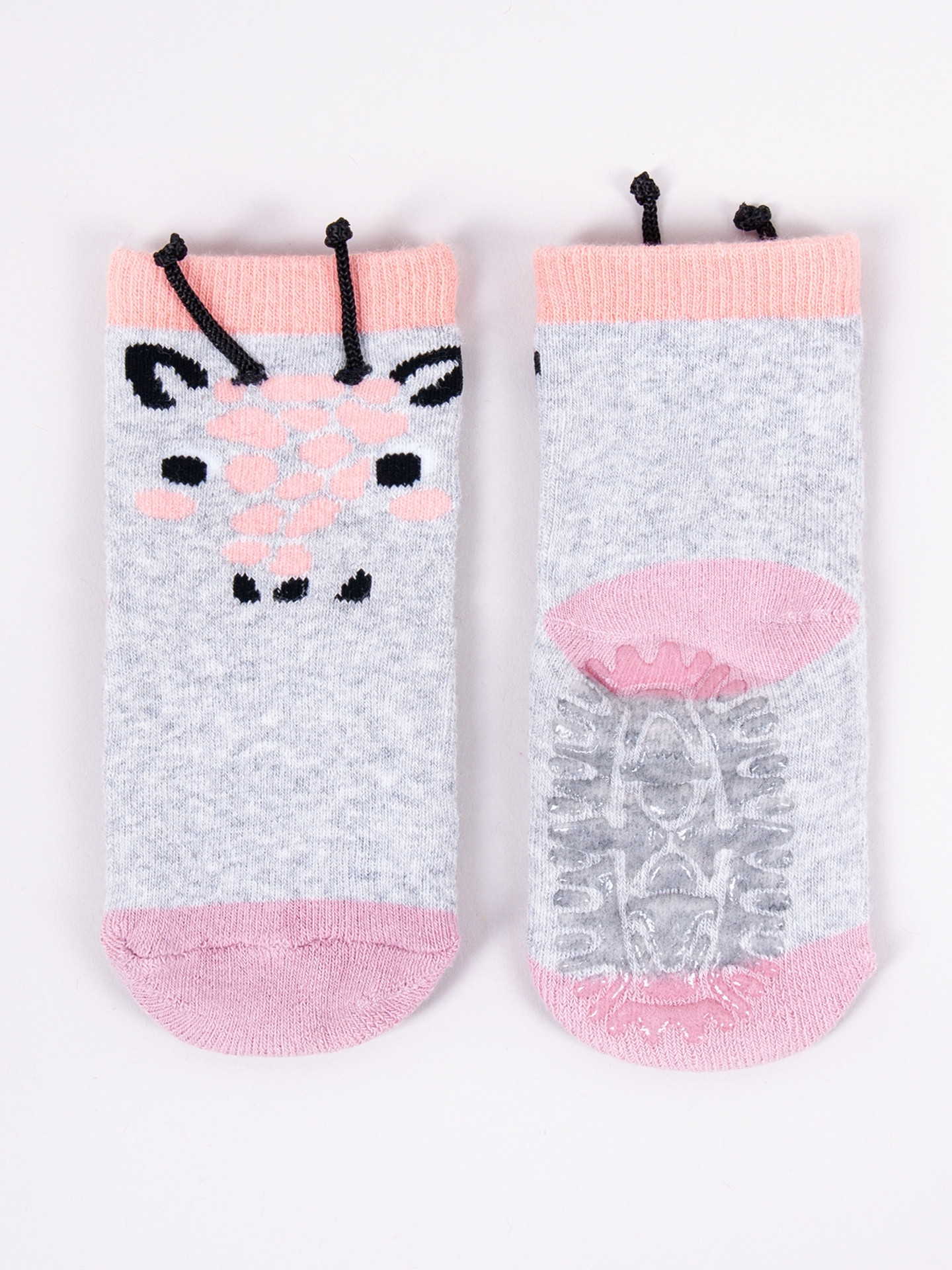 Bavlněné dětské dívčí froté ponožky proti ABS vzory Barvy Vícebarevné 2326 model 16703469 - Yoclub