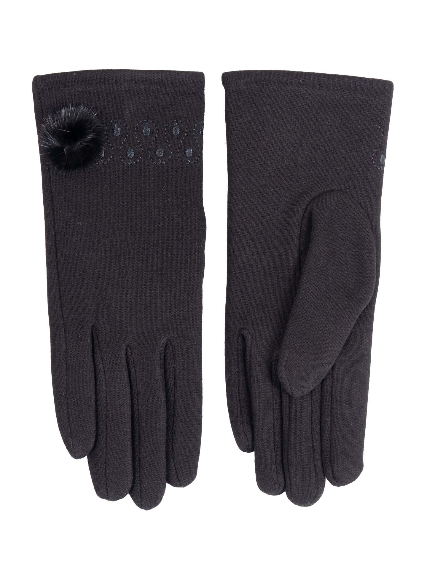 Dámské rukavice Yoclub RS-049/5P/WOM/001 Black 23
