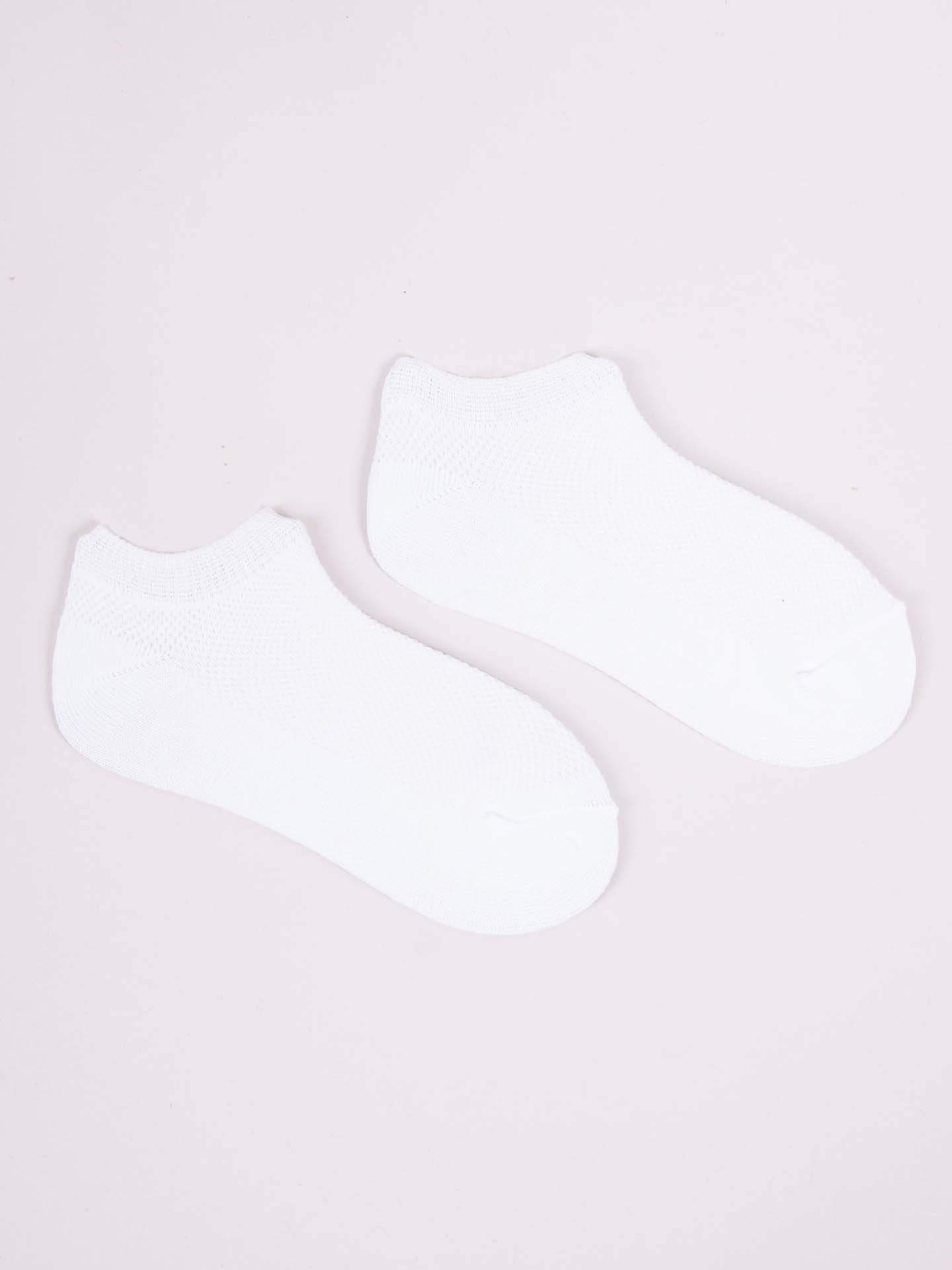 Yoclub Chlapecké kotníkové tenké bavlněné ponožky Basic Plain Colours 6-pack SKS-0027C-0000-002 Multicolour 35-38