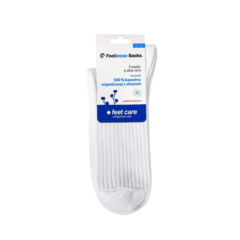 Ponožky bavlněné s model 18088545 bílé 44/46 - Bratex