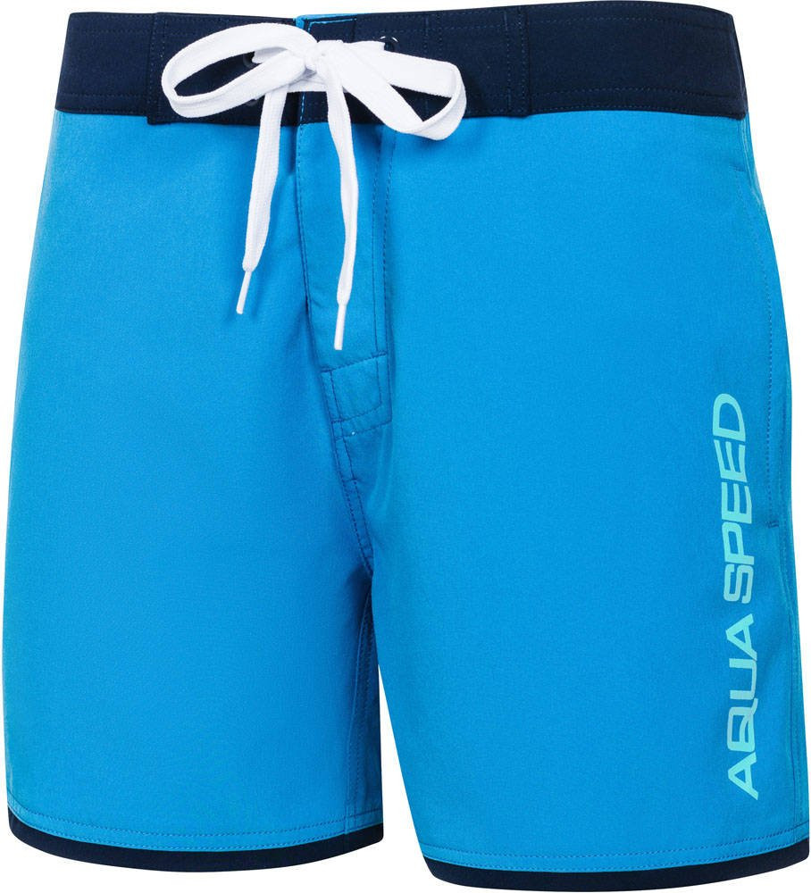 AQUA SPEED Plavecké šortky Evan Junior Blue/Navy Blue 10/12