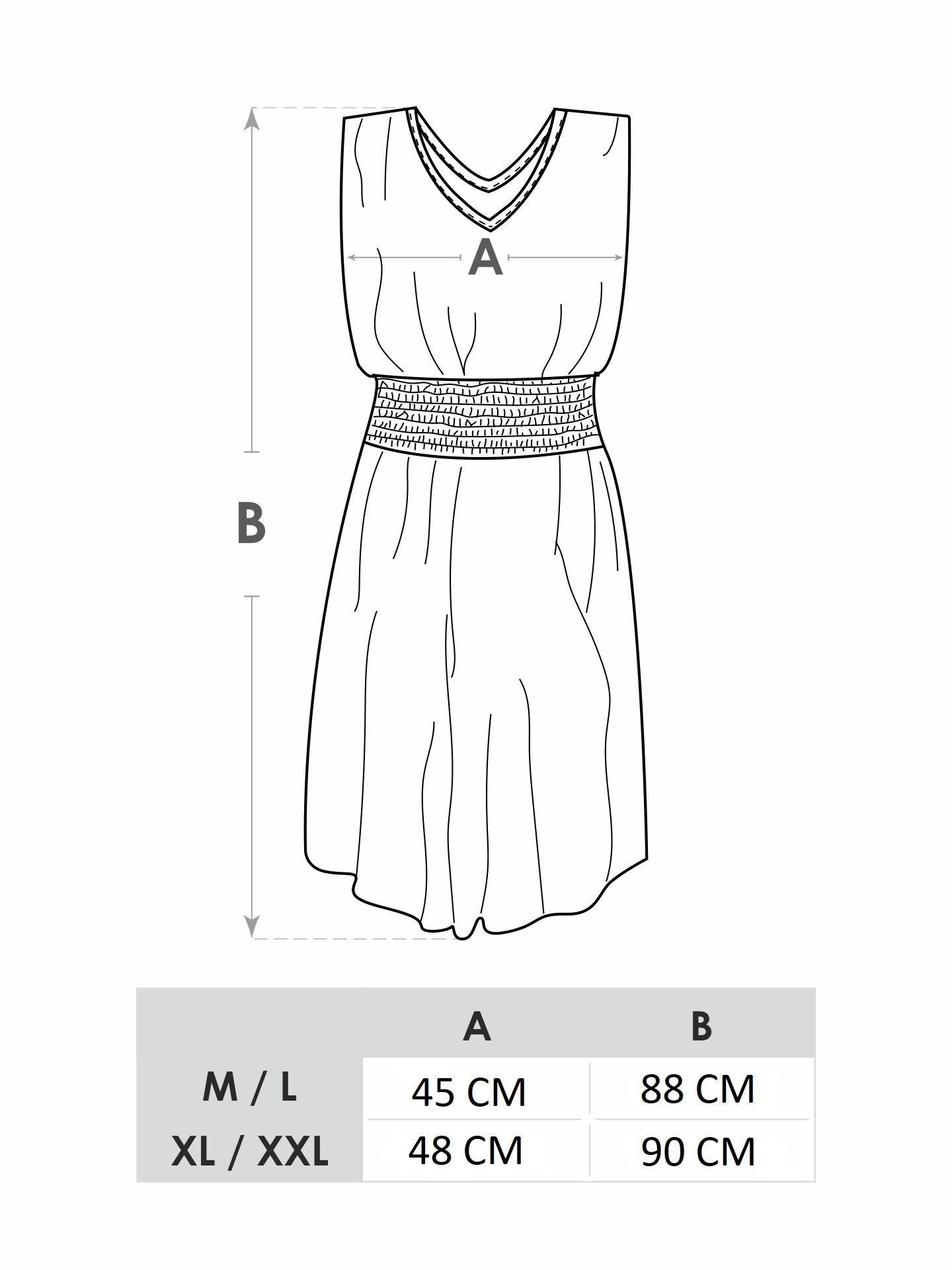 Dámské krátké letní šaty model 17399660 Multicolour XL/XXL - Yoclub
