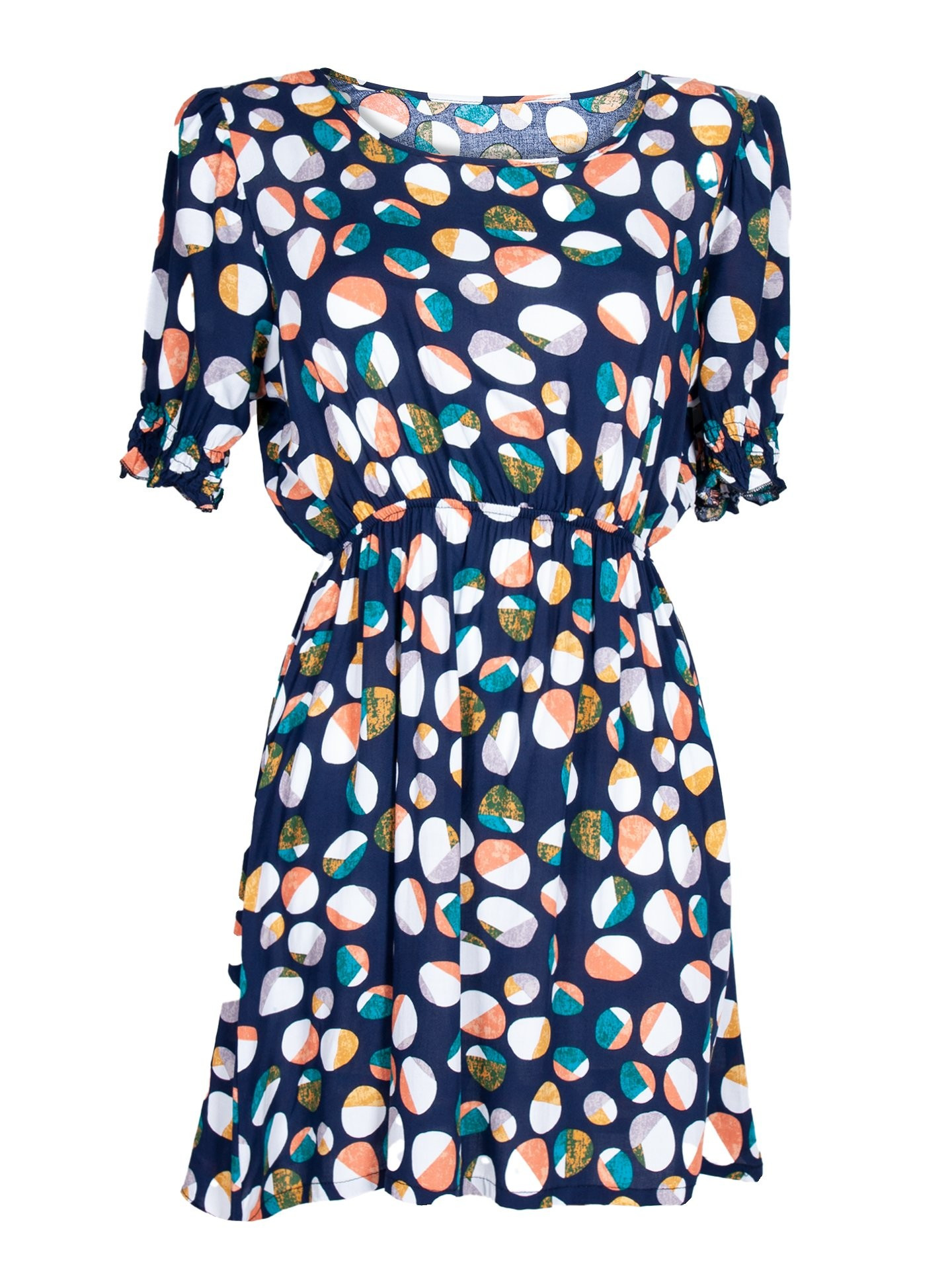 Dámské krátké letní šaty model 17399684 Multicolour M/L - Yoclub