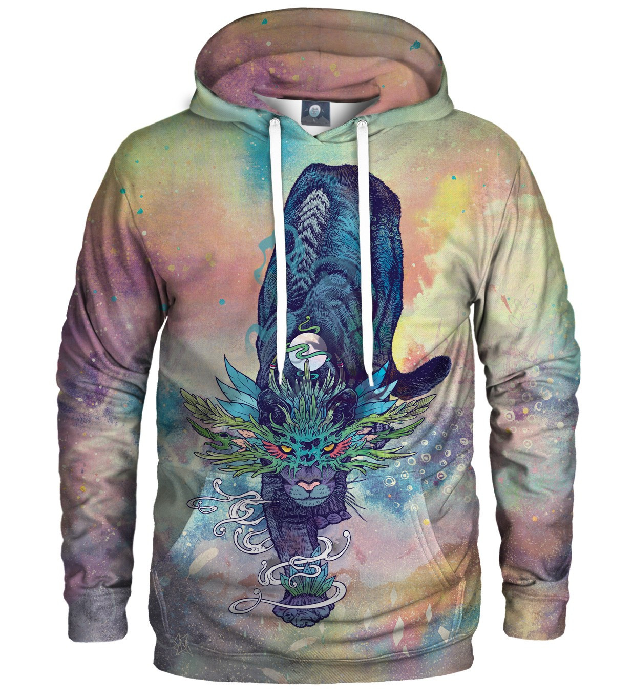 Aloha From Deer Spectral Cat Hoodie H-K AFD456 Blue XS