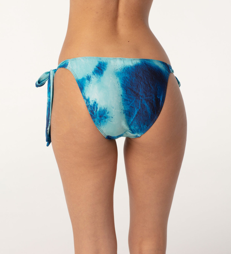 Aloha From Deer Tie Dye Bikini Bows Bottom WBBB AFD852 Blue XS