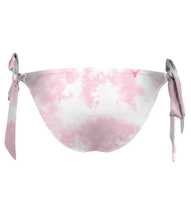 Aloha From Deer Pinky Tie Dye Bikini Bows Bottom WBBB AFD848 Pink XS