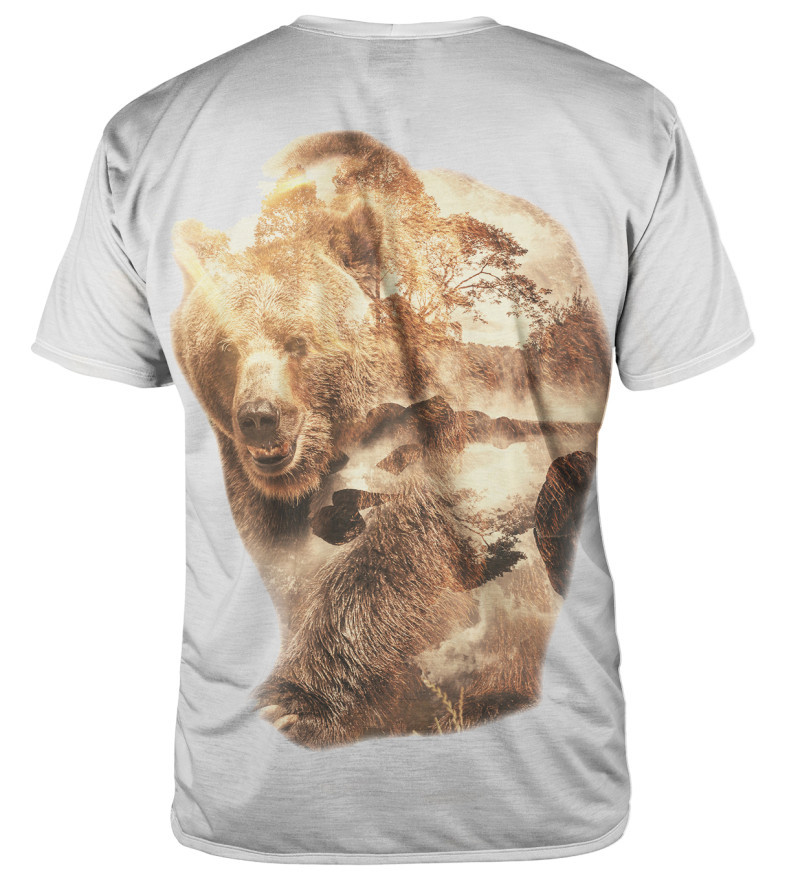 Aloha From Deer Wild Bear T-Shirt TSH AFD1035 Brown S