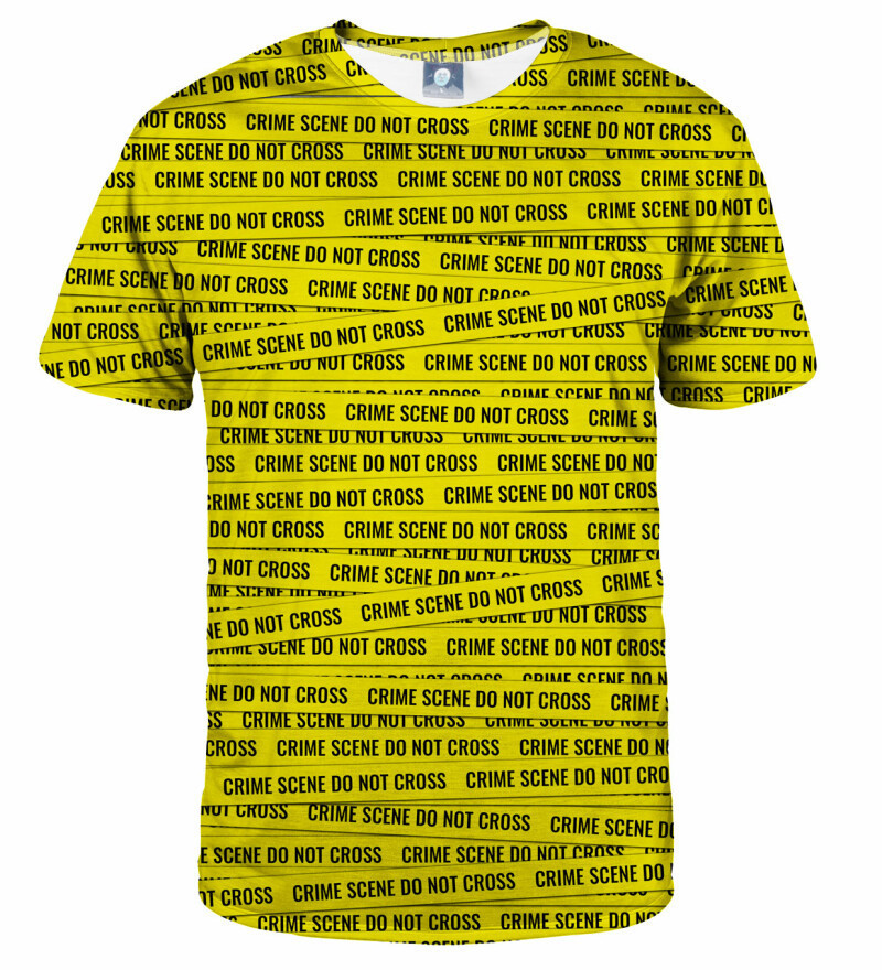 Aloha From Deer Crime Scene T-Shirt TSH AFD730 Žlutá barva XXL