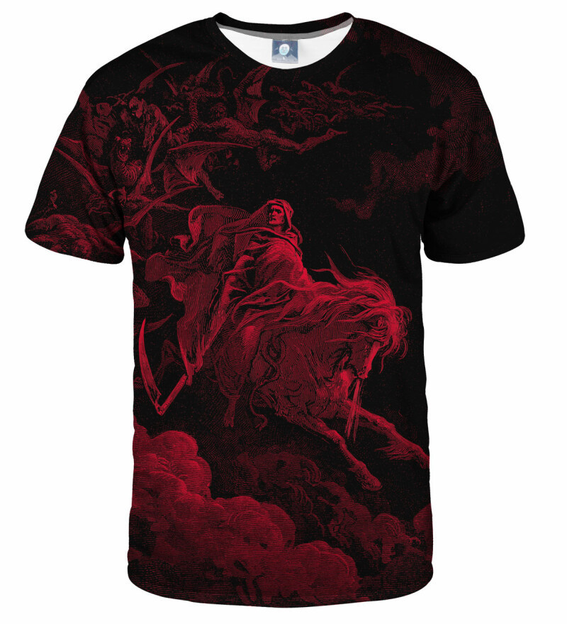 Aloha From Deer Blood Rider T-Shirt TSH AFD699 Červená barva S