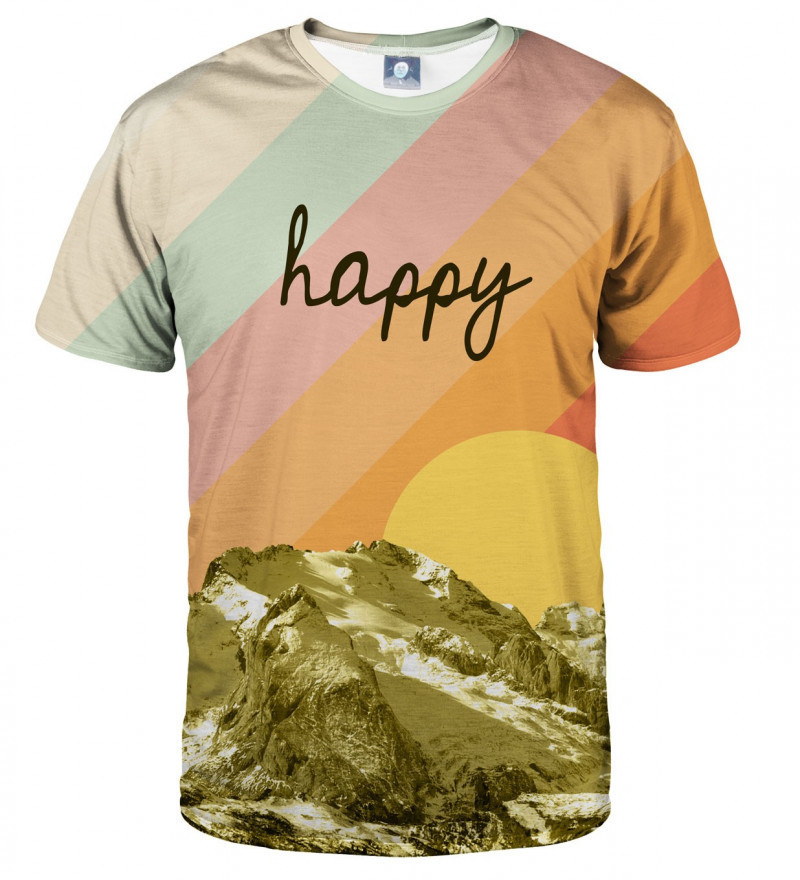 Aloha From Deer Happy T-Shirt TSH AFD677 Orange XXL