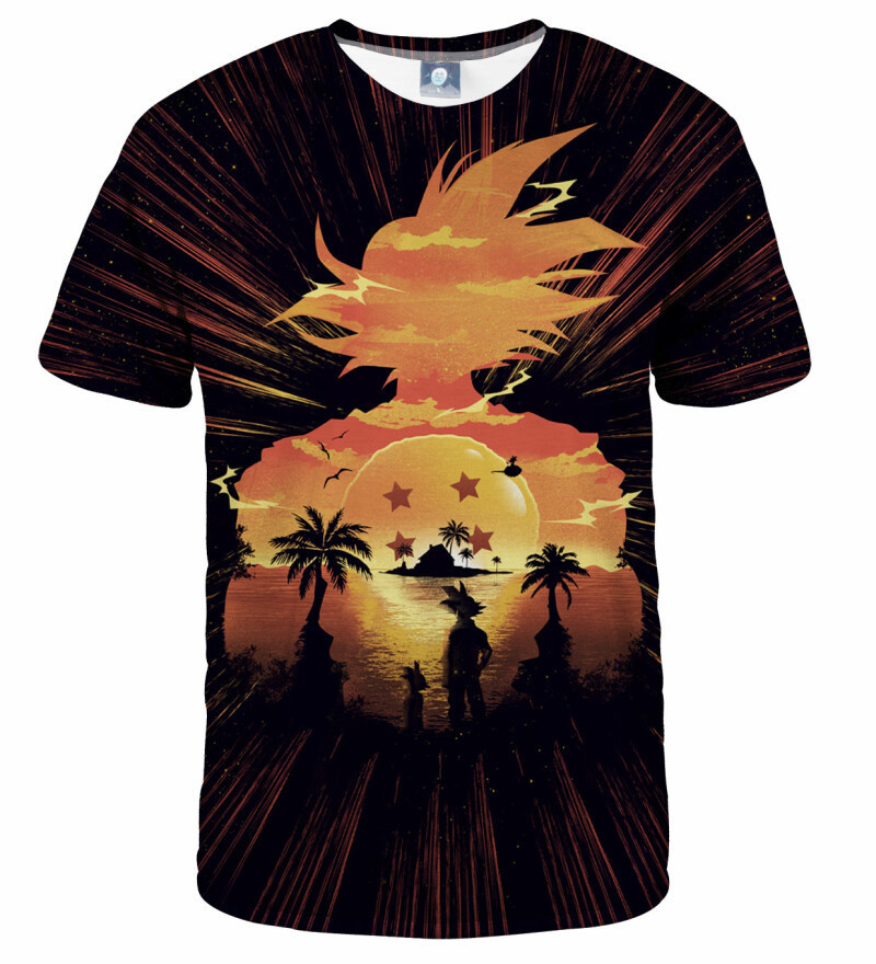Aloha From Deer Super Saiyan T-Shirt TSH AFD398 Orange XXL