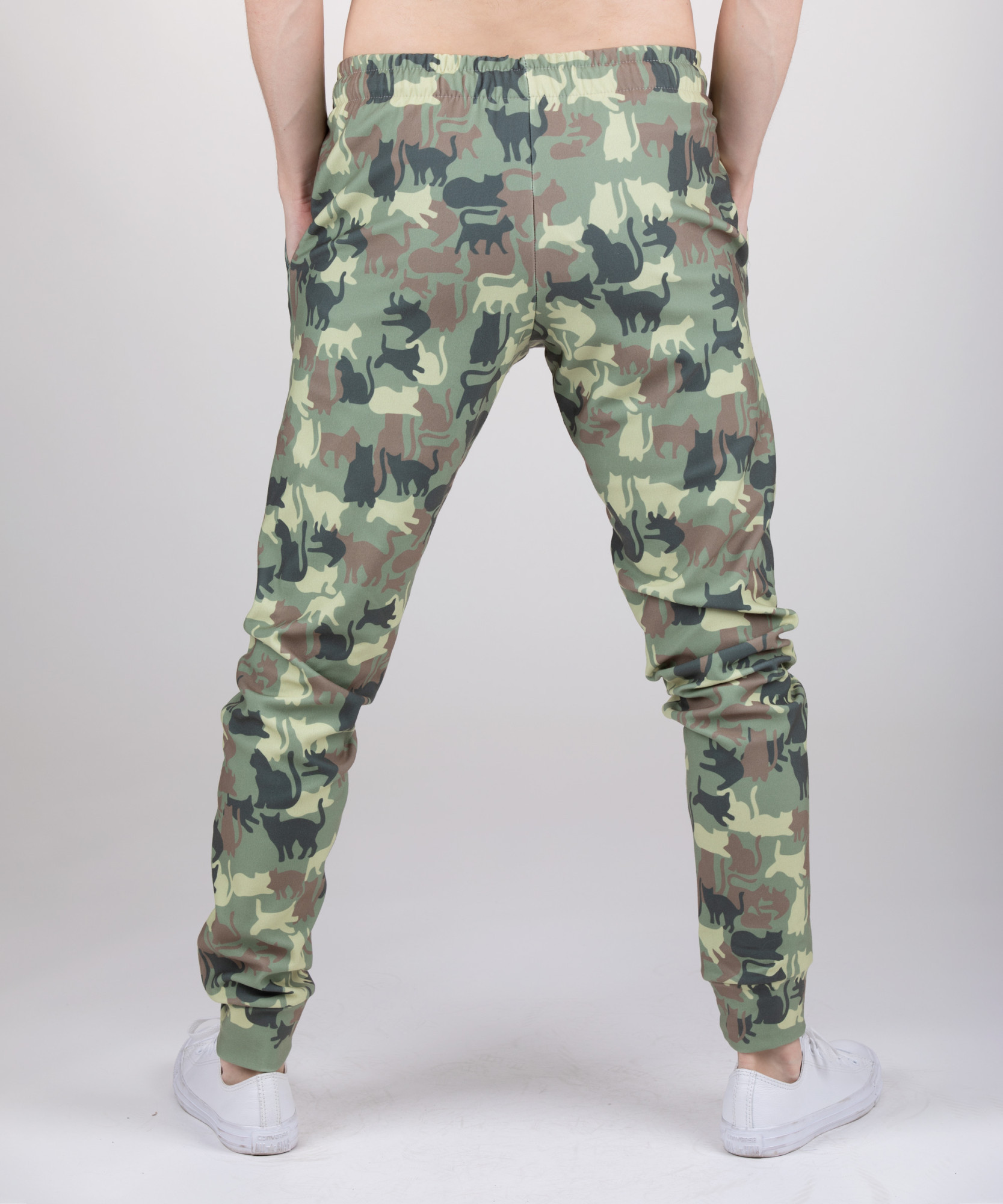 Aloha From Deer Camo Cats Tepláky SWPN-PC AFD090 Green XS
