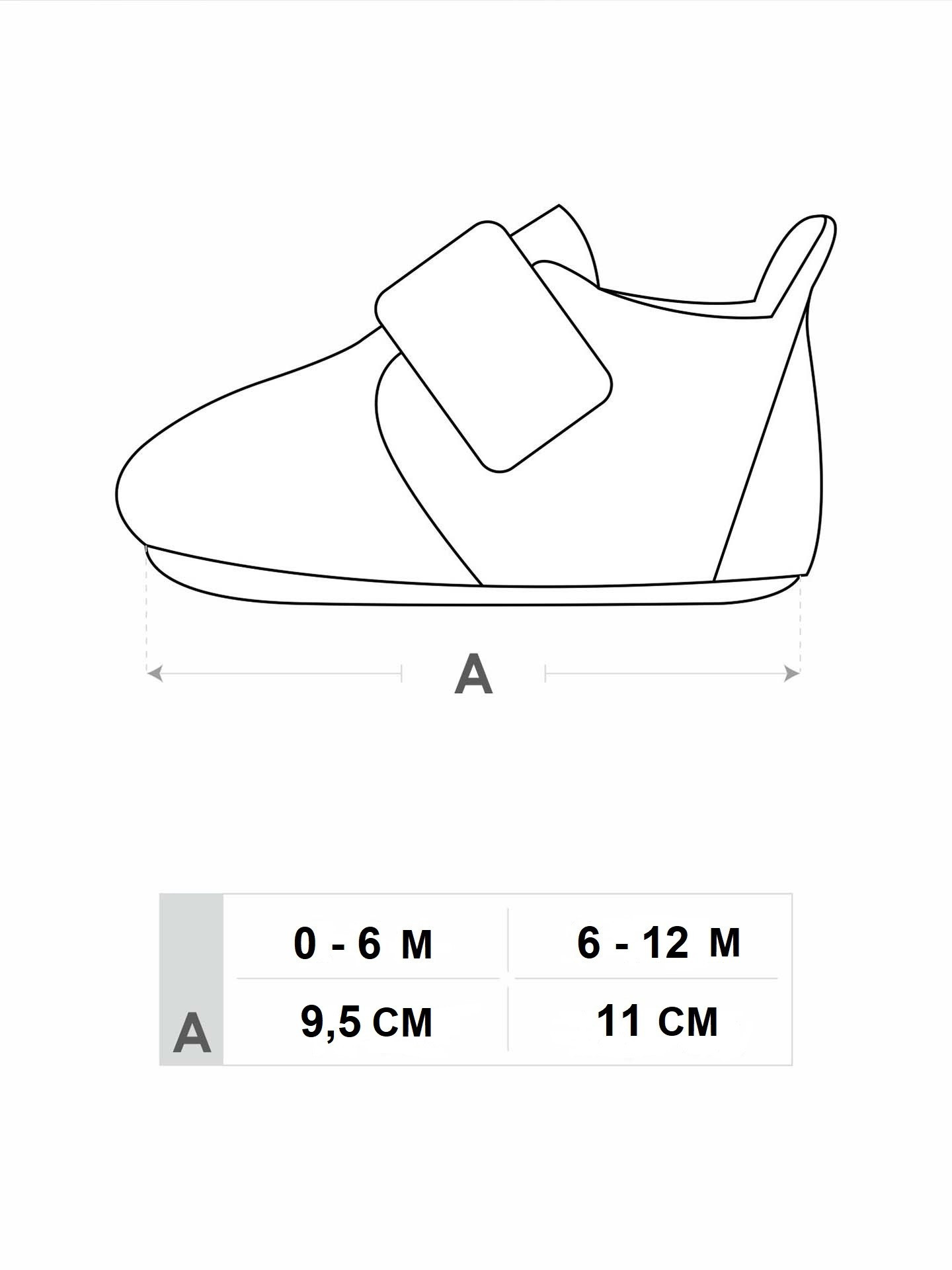 Yoclub Dívčí boty na suchý zip OBO-0186G-6500 Grey 6-12 měsíců
