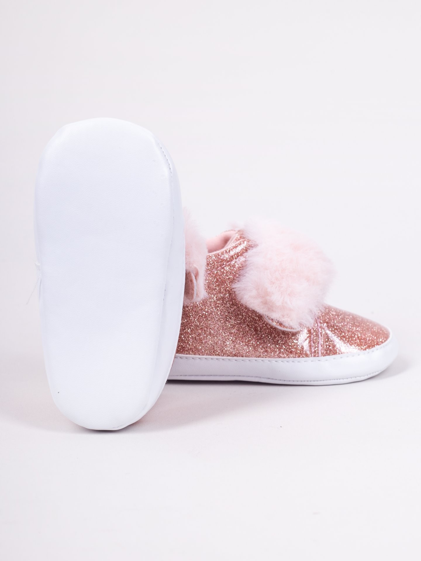 Yoclub Dětská dívčí obuv OBO-0193G-0600 Pink 0-6 měsíců