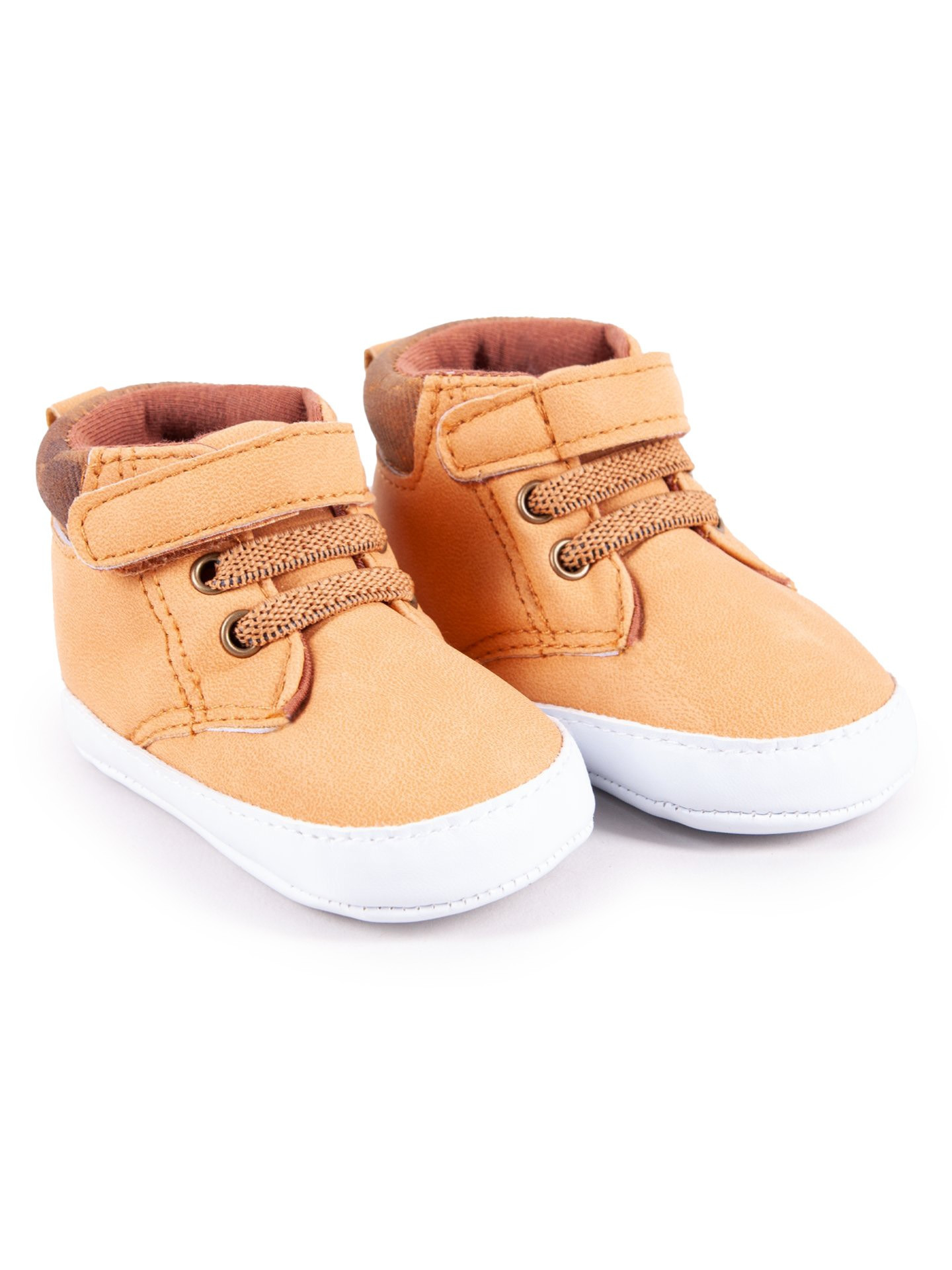 Yoclub Dětské chlapecké boty OBO-0199C-6800 Brown 6-12 měsíců