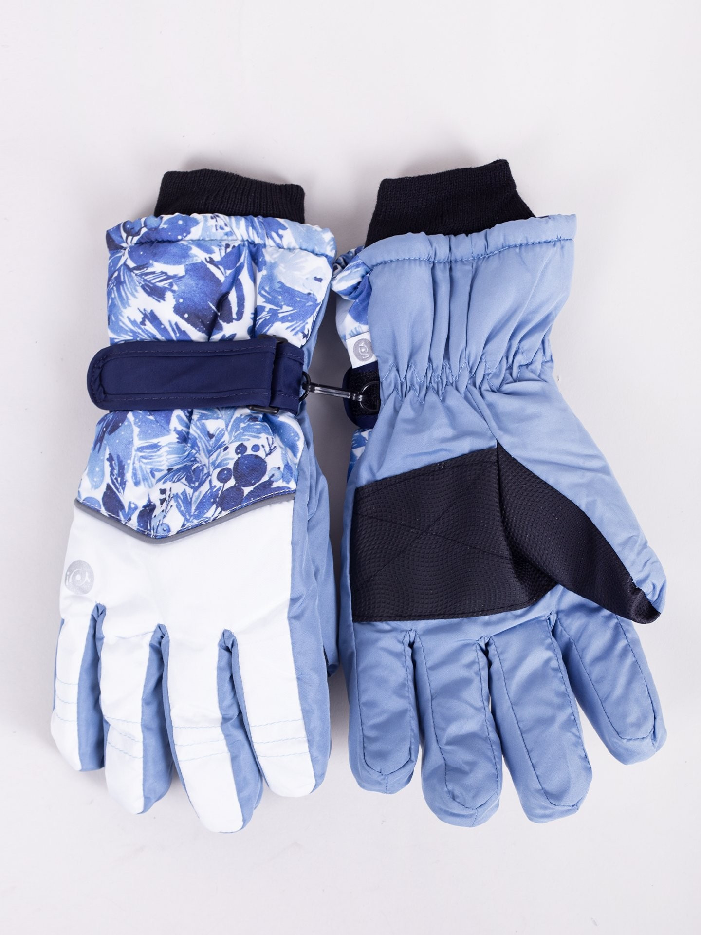 Levně Dámské zimní lyžařské rukavice Yoclub REN-0260K-A150 Blue 18