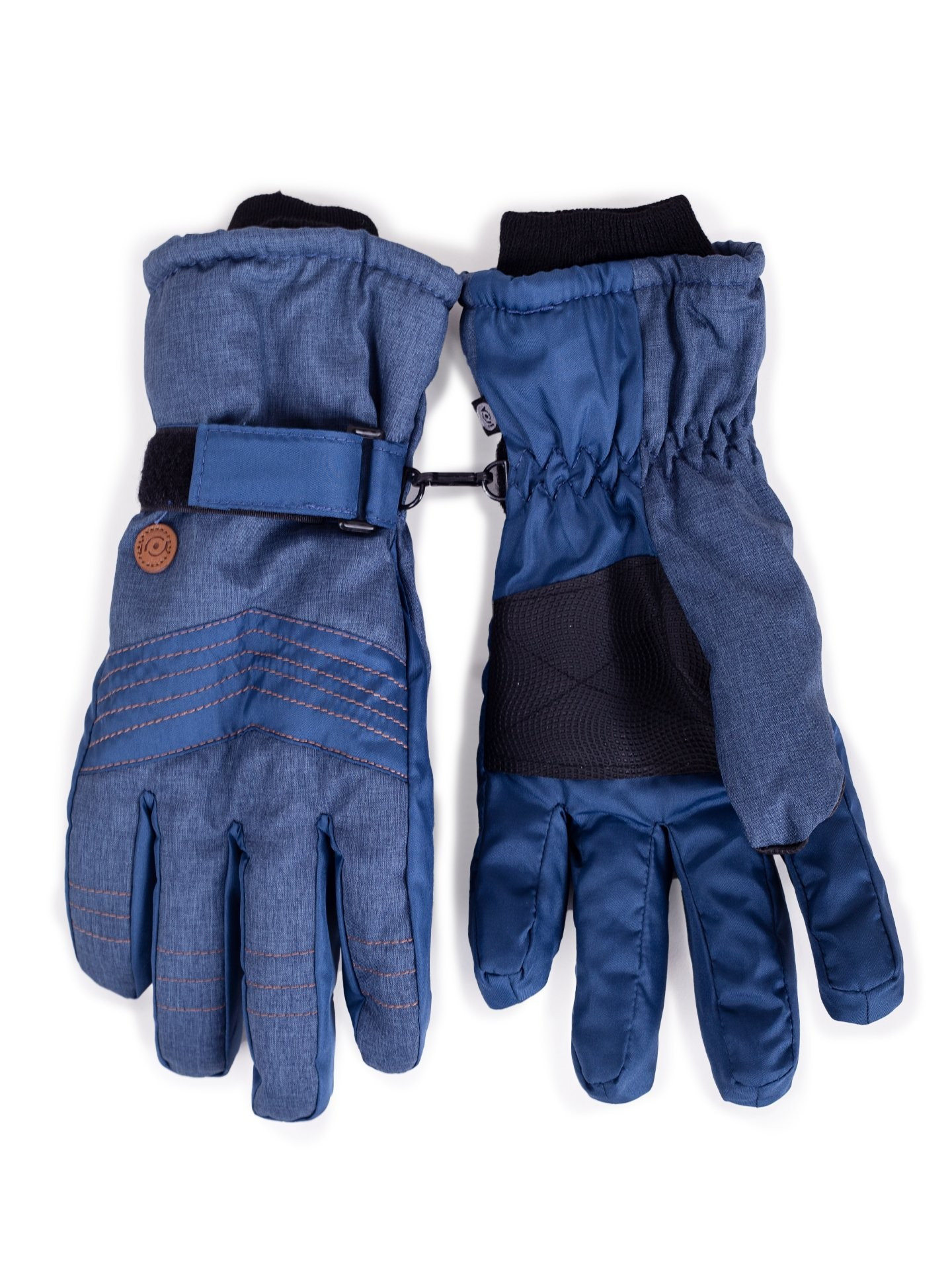 Yoclub Pánské zimní lyžařské rukavice REN-0281F-A150 Navy Blue 20