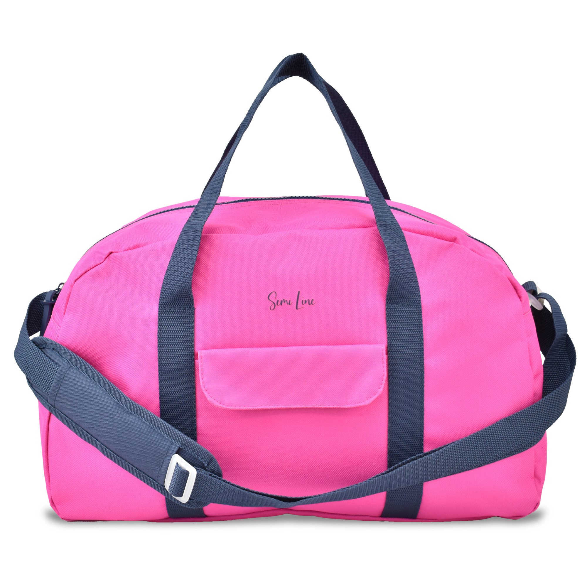 Levně Fitness taška Semiline A3027-2 Pink 45 cm x 29,5 cm x 16,5 cm