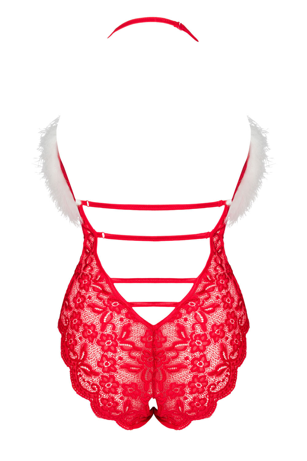 LivCo Corsetti Fashion Body Santas Lace Lady 90705 Red L/XL
