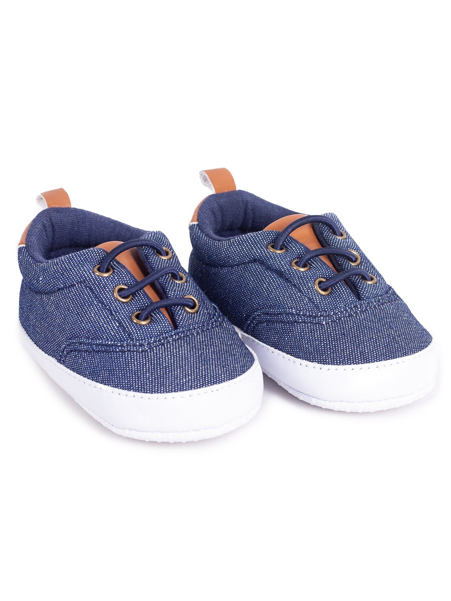 Yoclub Dětské chlapecké boty OBO-0215C-1800 Denim 0-6 měsíců