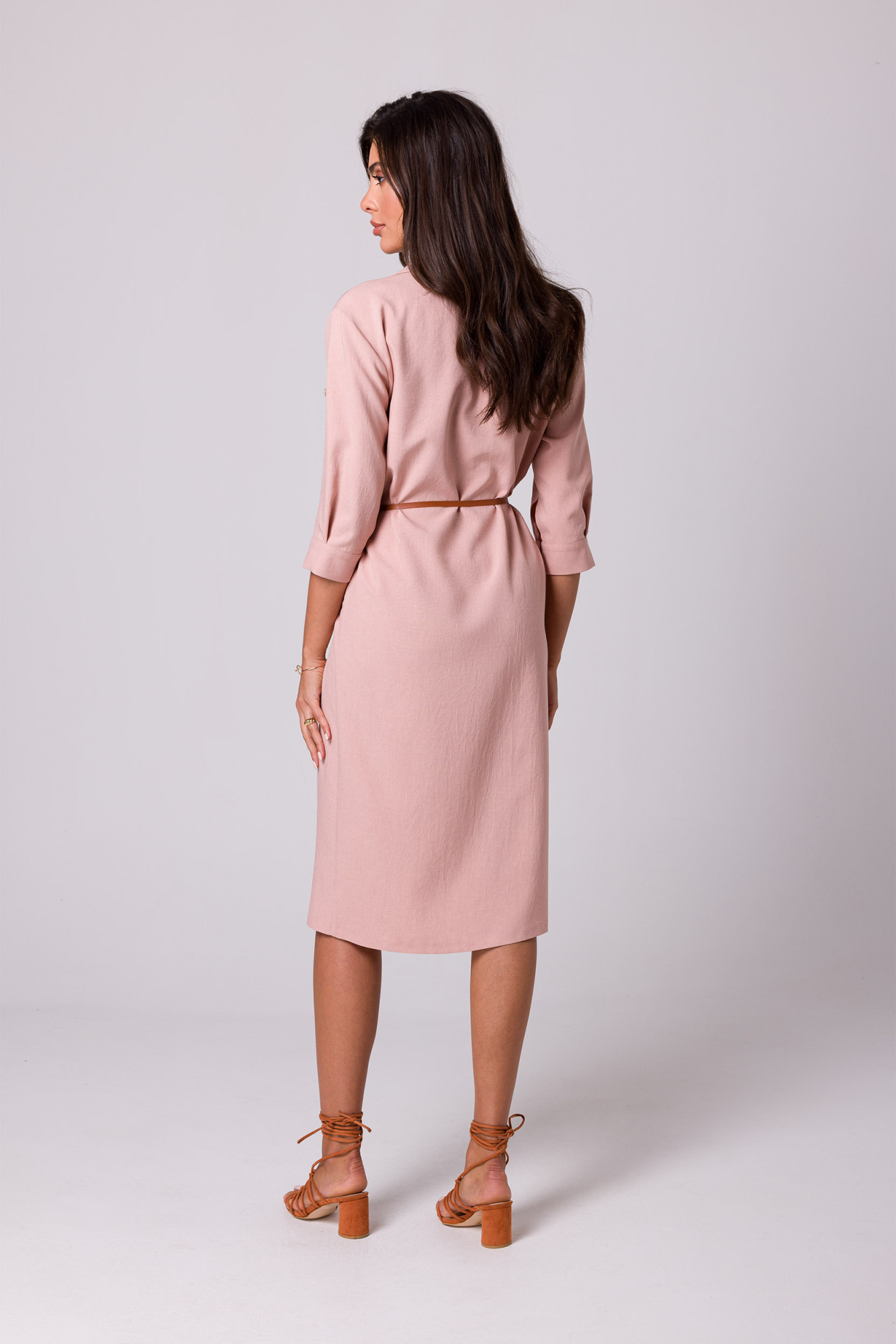 Šaty BeWear B258 Pink S