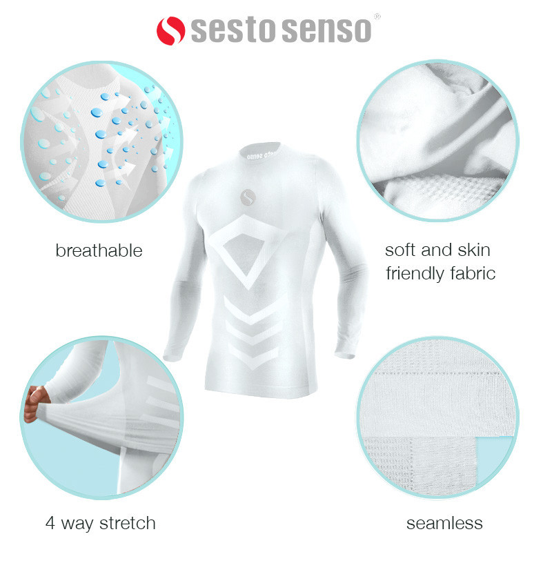 Sesto Senso Thermo Top Short CL39 White L/XL