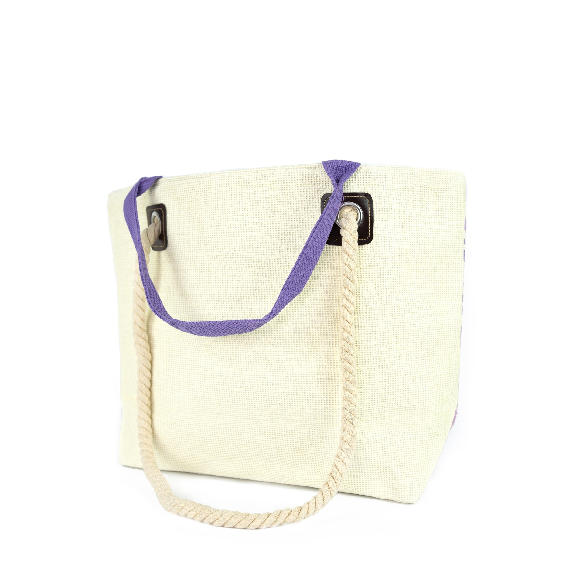 Levně Art Of Polo Bag&Hat Tr22102-2 White/Lavender Vhodné pro formát A4