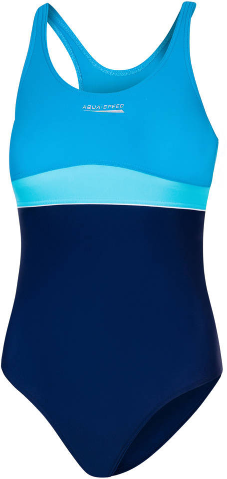 AQUA SPEED Plavky EMILY Navy Blue/Turquoise 128