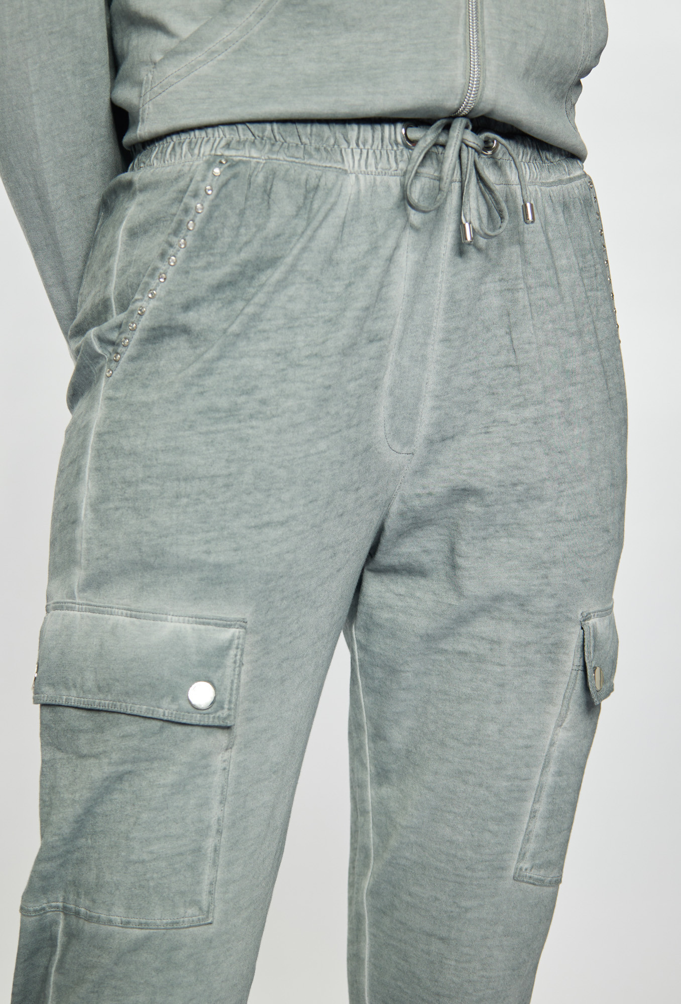 Monnari Kalhoty Tepláky s pracím efektem Grey S