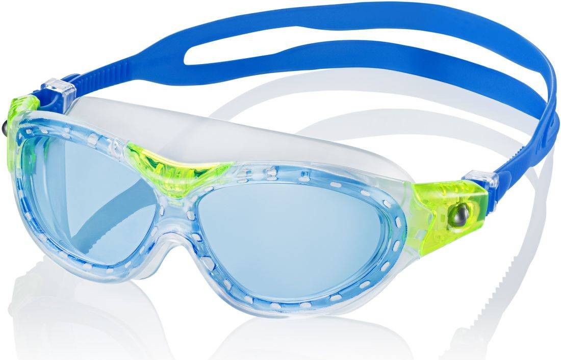 Levně AQUA SPEED Plavecké brýle Marin Kid Blue/Yellow/Transparent Pattern 61 5-10 let
