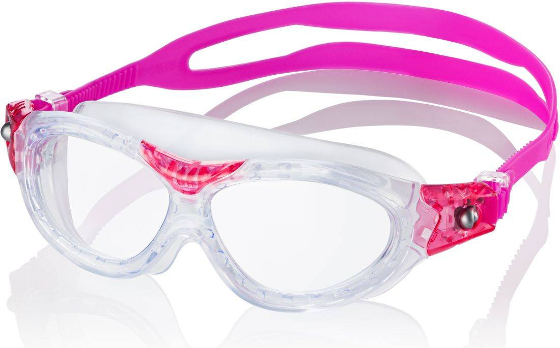 AQUA SPEED Plavecké brýle Marin Kid Pink/Transparent Pattern 63 5-10 let