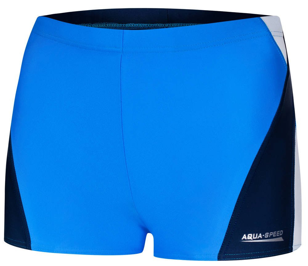 AQUA SPEED Plavecké šortky Alex Blue/Navy Blue/White Pattern 254 XXL