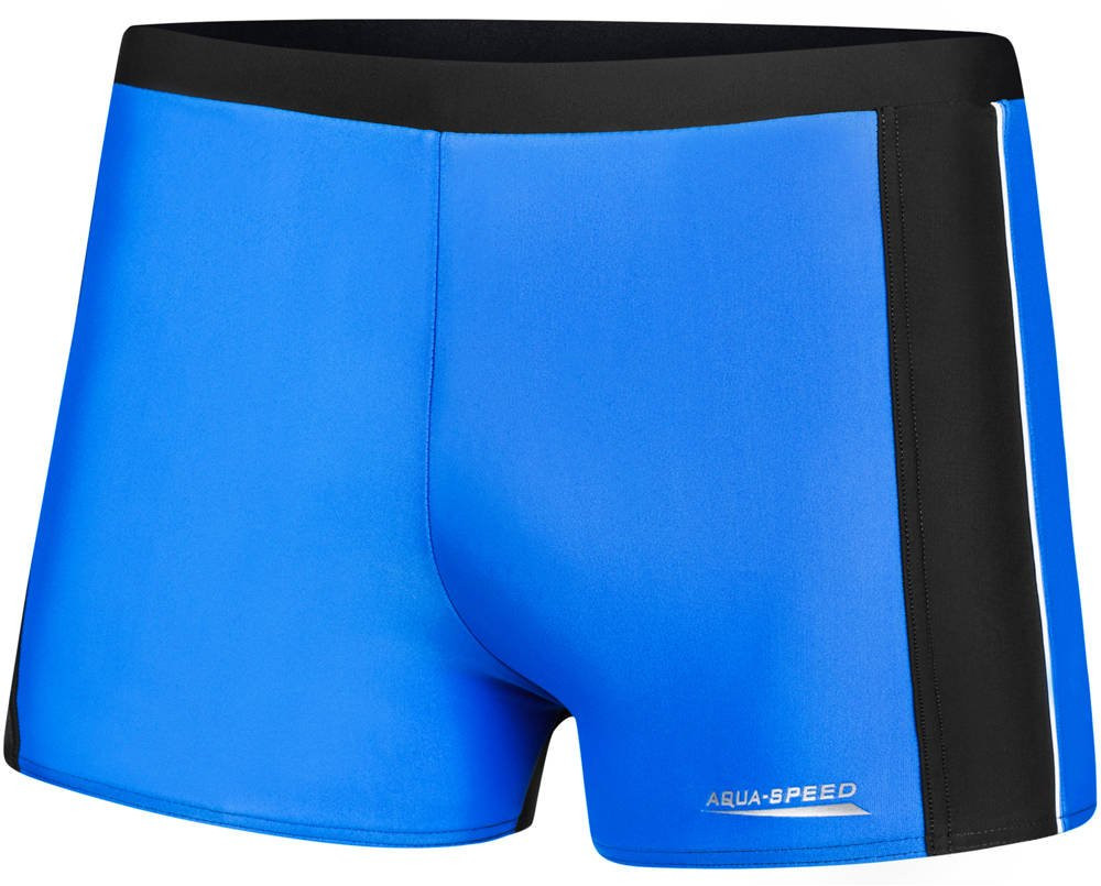 AQUA SPEED Plavecké šortky Jason Blue/Graphite Pattern 23 L