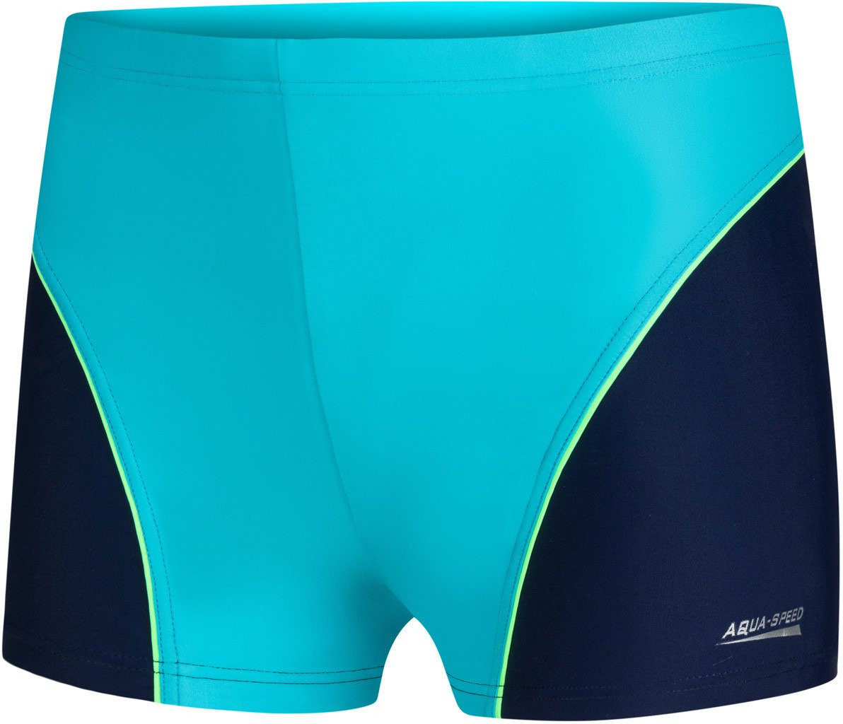 AQUA SPEED Plavecké šortky Leo Blue/Navy Blue Pattern 24 122