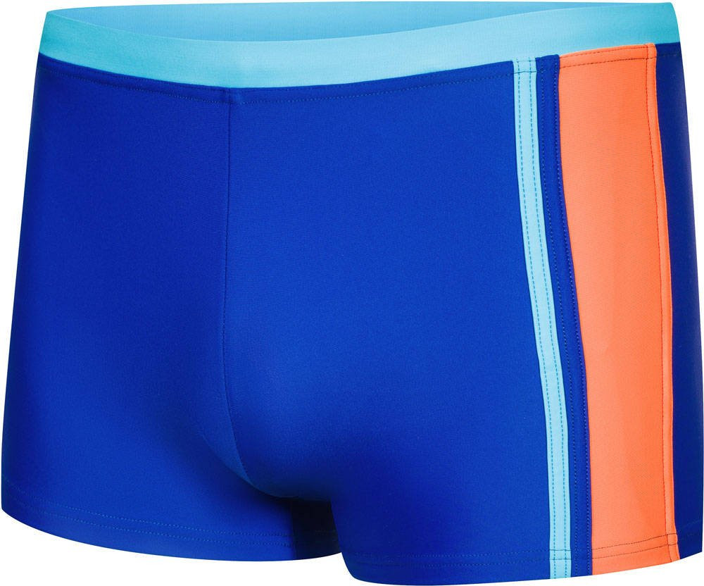 AQUA SPEED Plavecké šortky Max Blue/Orange Pattern 24 122