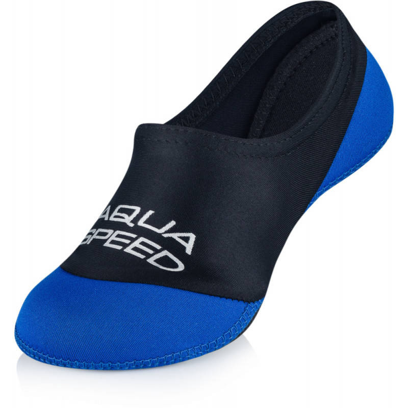Levně AQUA SPEED Ponožky na plavání Neo Black/Navy Blue Pattern 11 30-31