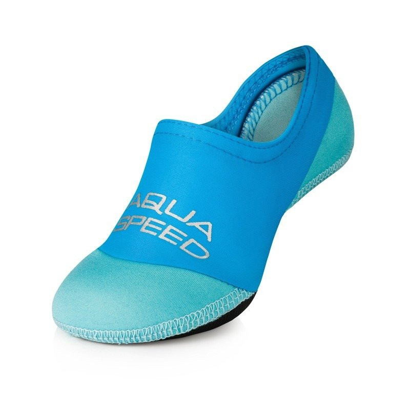AQUA SPEED Ponožky na plavání Neo Blue Pattern 02 20-21