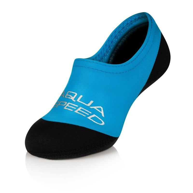 AQUA SPEED Ponožky na plavání Neo Blue/Black Pattern 01 32-33